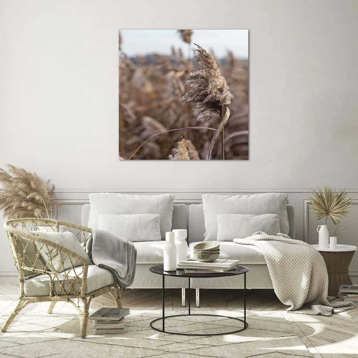 Obraz na szkle - Czas odlecieć z wiatrem - 60x60 cm