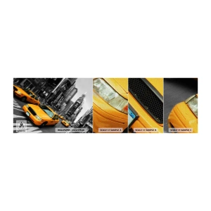Fototapeta Próbka Premium Canvas - Nowojorskie krople słońca - Miasto, Ney York, Taxi - 100x30 cm