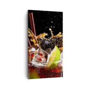 Obraz na płótnie - Radość i energia kolorów - 45x80 cm