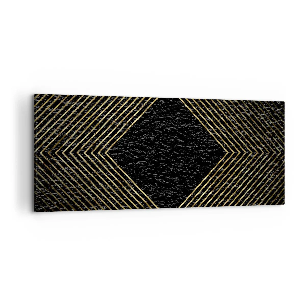 Obraz na płótnie - Geometria w stylu glamour - 100x40 cm