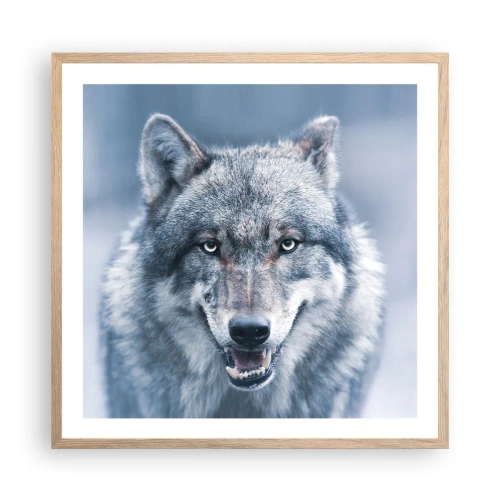 Plakat w ramie jasny dąb - Podejmiesz wyzwanie? - 60x60 cm