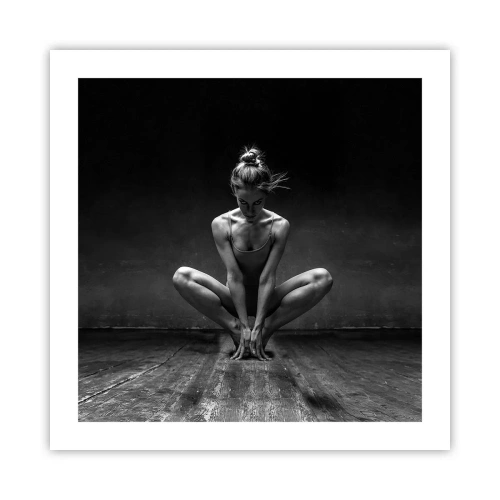 Plakat - Skupienie tanecznej energii - 50x50 cm