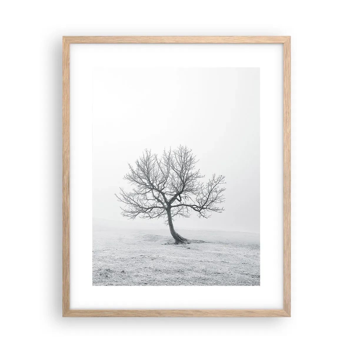 Plakat w ramie jasny dąb - Przeciw nicości - 40x50 cm