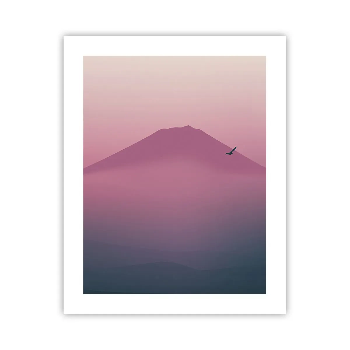 Plakat - Wędrowcy ponad chmurami - 40x50 cm