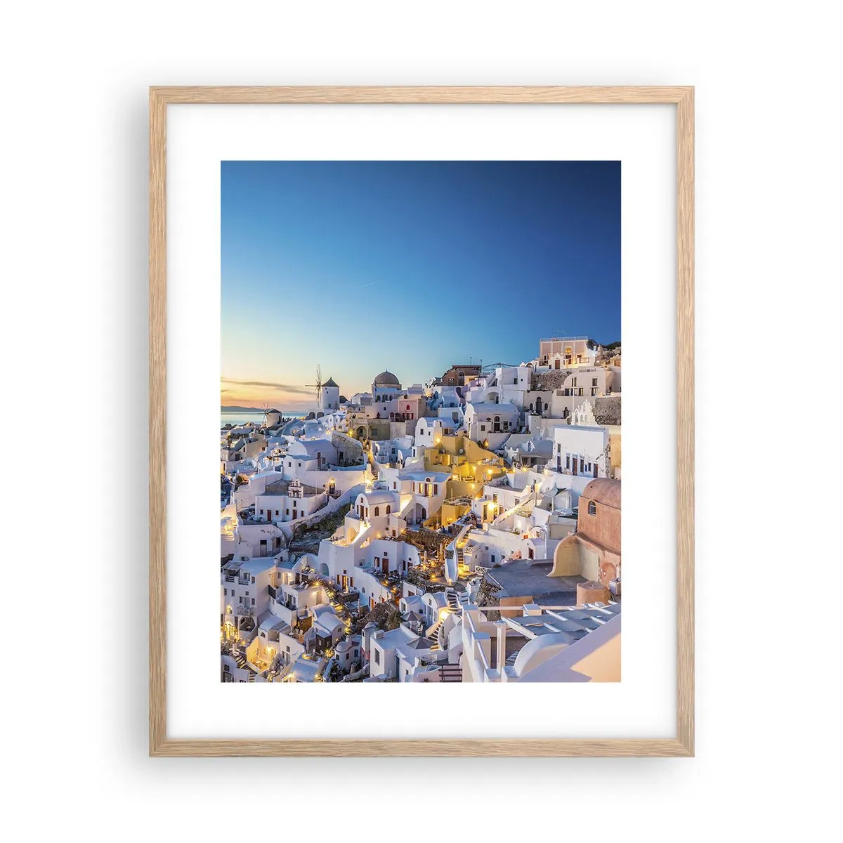 Plakat w ramie jasny dąb - Esencja greckości - 40x50 cm