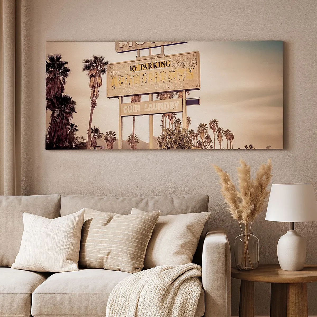 Obraz na płótnie - Tu czas się zatrzymał - 100x40 cm