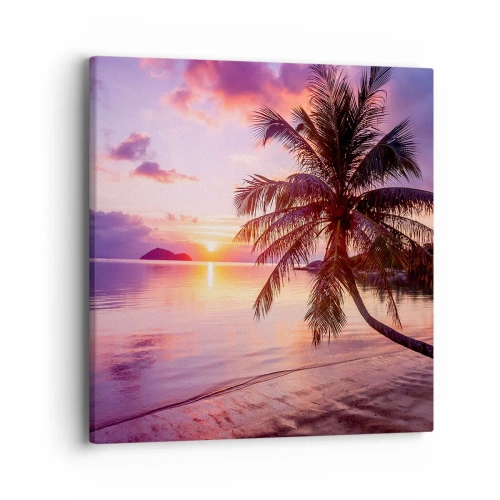 Obraz na płótnie - Błogość aż po horyzont - 40x40 cm