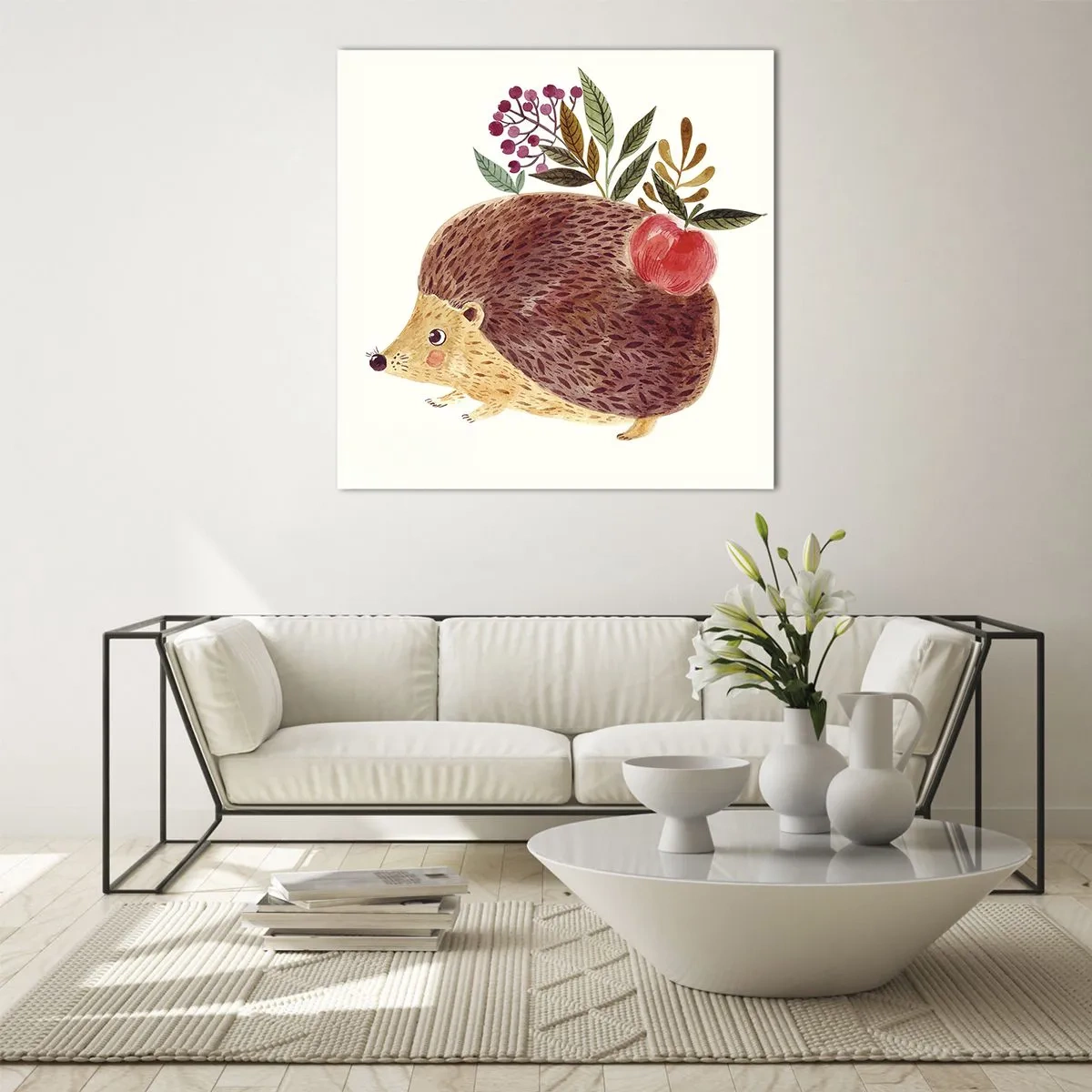 Obraz na szkle - I już mnie lubisz - 60x60 cm