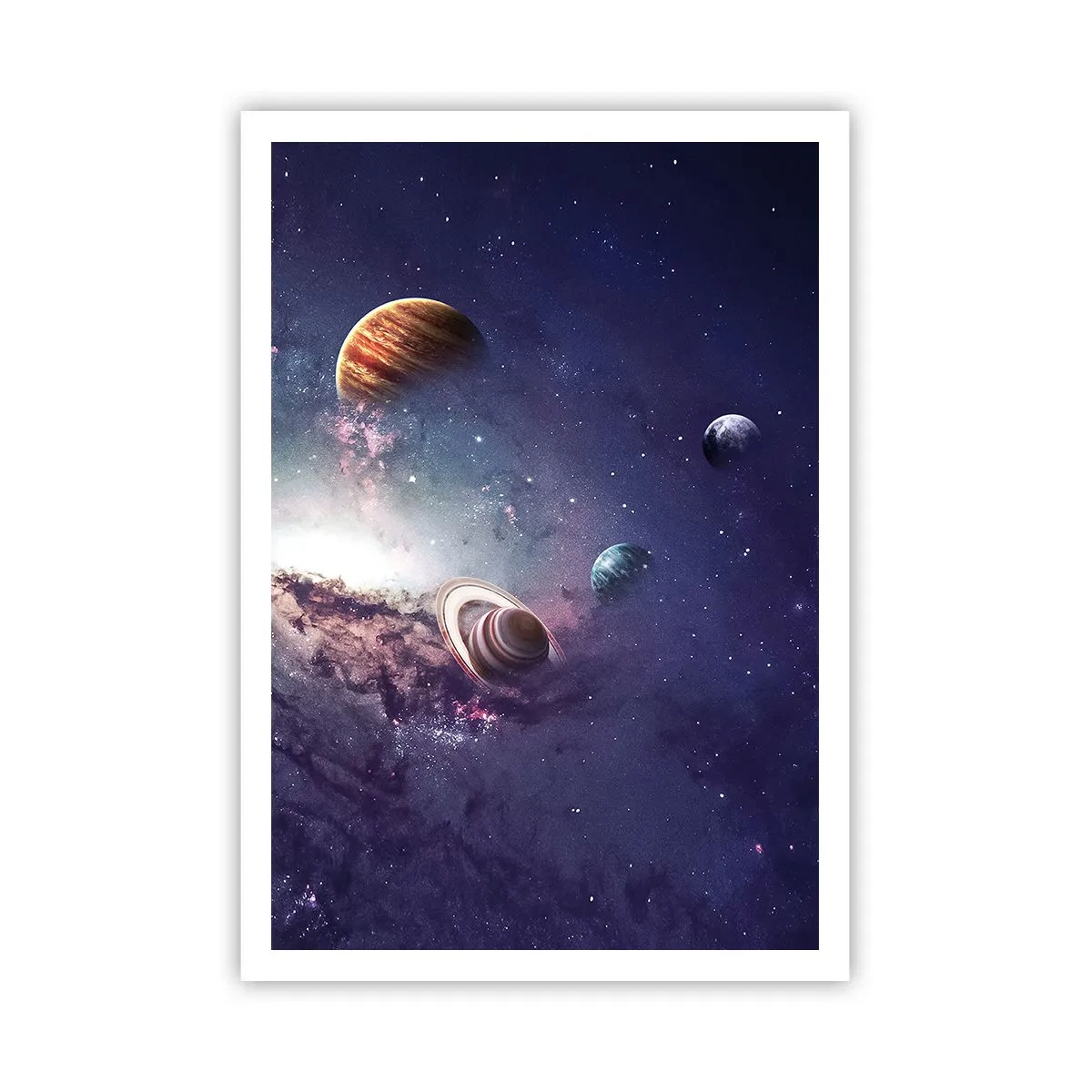 Plakat - Układ słoneczno-taneczny - 70x100 cm