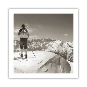 Plakat - A góry te same - 50x50 cm