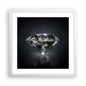 Plakat w białej ramie - Best girls friend - 40x40 cm