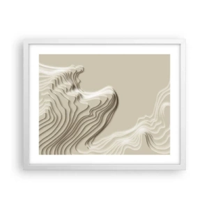 Plakat w białej ramie - Topografia sztuki - 50x40 cm