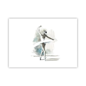 Plakat - Zaklęta w łabędzia - 70x50 cm