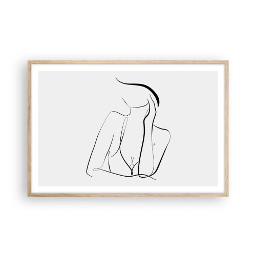 Plakat w ramie jasny dąb - Na fali marzeń - 91x61 cm