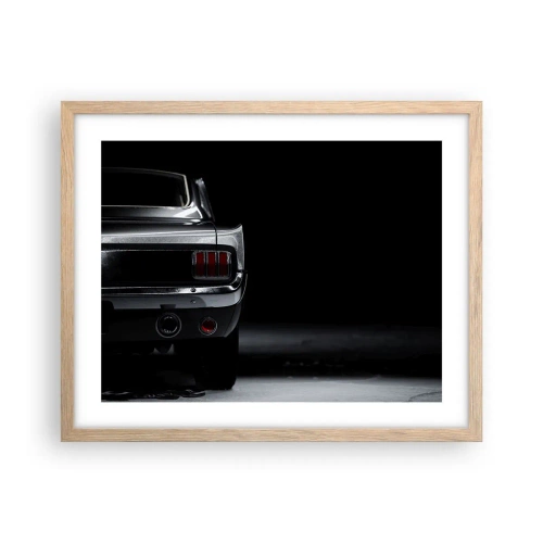 Plakat w ramie jasny dąb - Czar klasyki - 50x40 cm