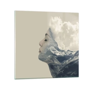 Obraz na szkle - Uroda żywiołów - 30x30 cm