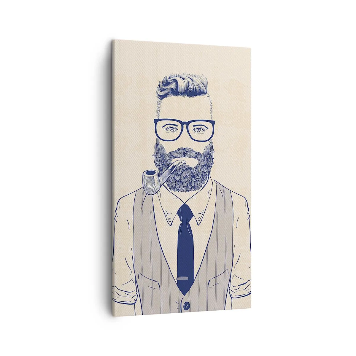 Obraz na płótnie - Pogodny, męski i modny - 45x80 cm