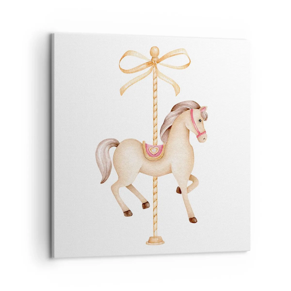 Obraz na płótnie - Wdzięcznym kłusem - 50x50 cm