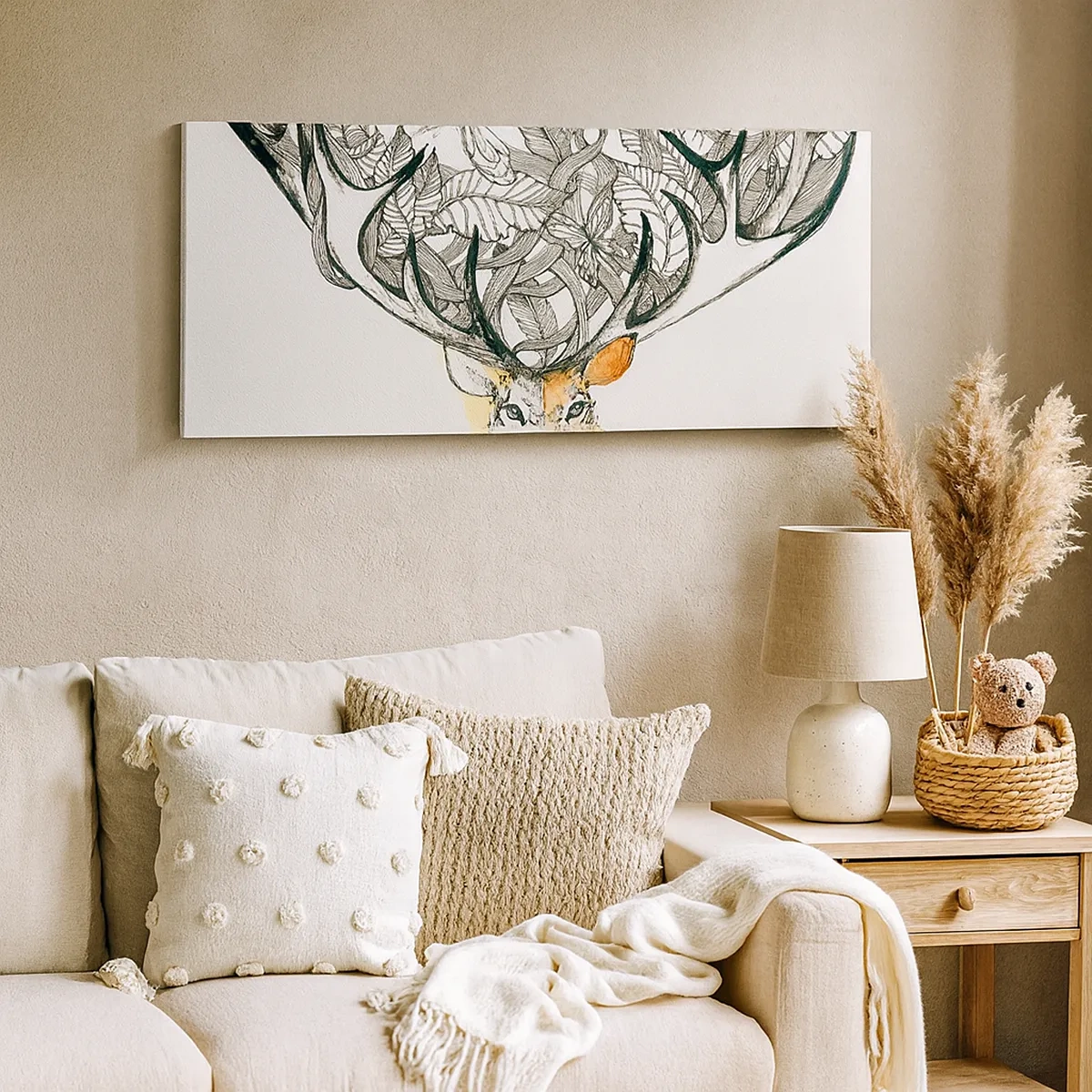 Obraz na płótnie - Rogi obfitości - 30x30 cm