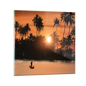 Obraz na szkle - Czas na odpoczynek - 70x70 cm