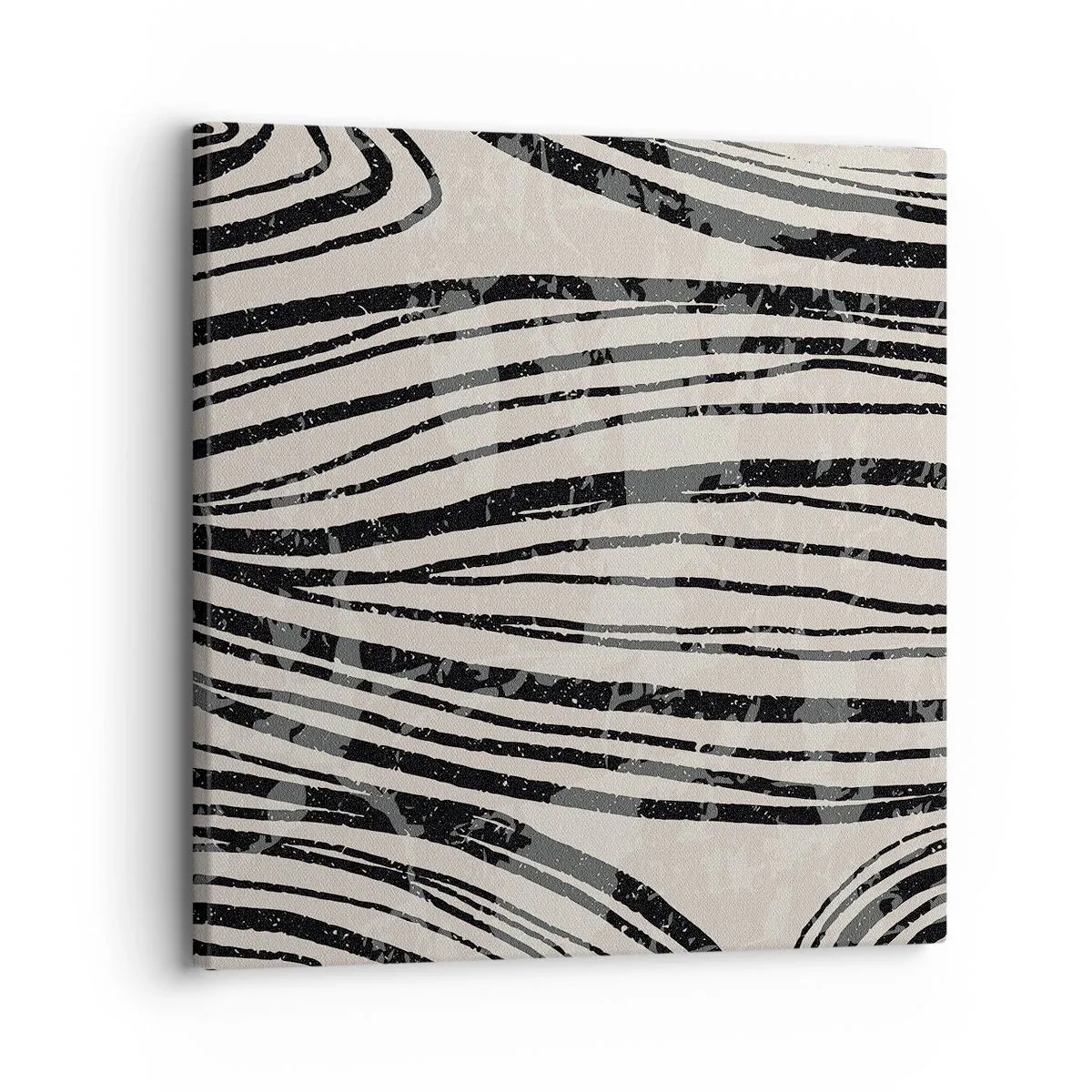Obraz na płótnie - Rozlewisko linii - 30x30 cm