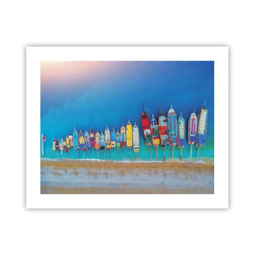 Plakat - Z lotu ptaka - 50x40 cm