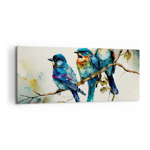 Obraz na płótnie - Obraził się? - 100x40 cm