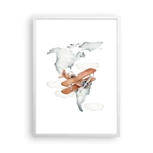 Plakat w białej ramie - W pionierskim duchu - 50x70 cm