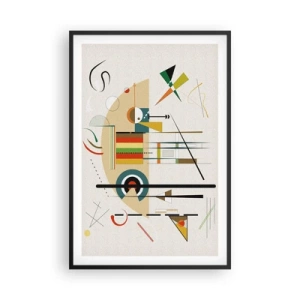 Plakat w czarnej ramie - I świat się śmieje - 61x91 cm