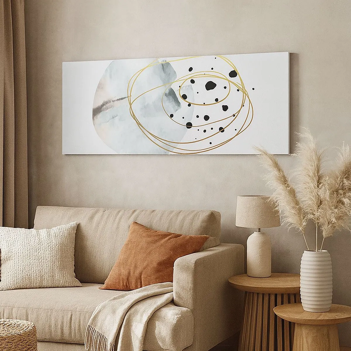 Obraz na płótnie - W objęciach przestrzeni - 100x40 cm