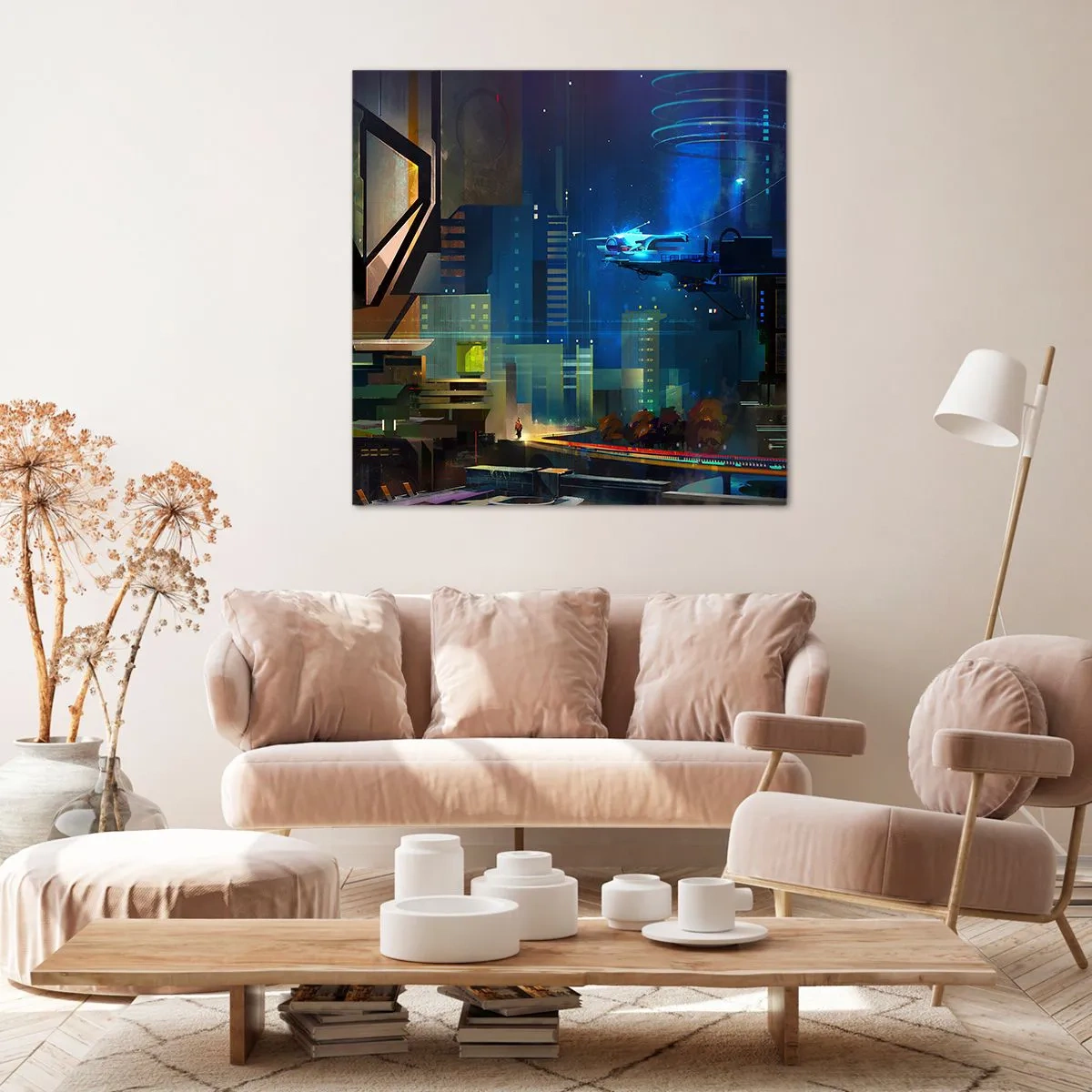 Obraz na płótnie - W niedalekiej przyszłości - 70x70 cm