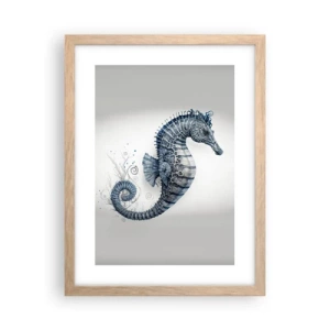 Plakat w ramie jasny dąb - Subtelny żart natury - 30x40 cm