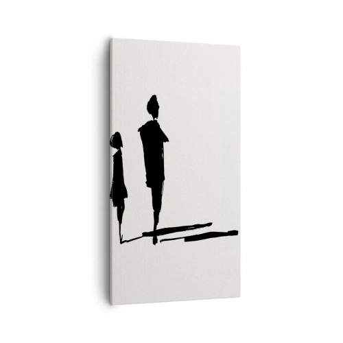 Obraz na płótnie - Na pewno razem? - 55x100 cm