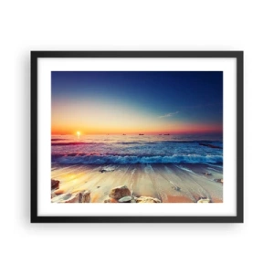 Plakat w czarnej ramie - A co za horyzontem? - 50x40 cm