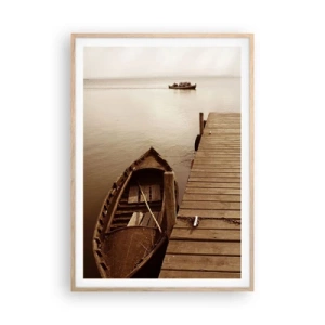 Plakat w ramie jasny dąb - Wielki spokój - 70x100 cm