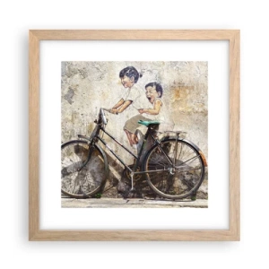 Plakat w ramie jasny dąb - Prawda czy fałsz? - 30x30 cm