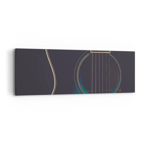 Obraz na płótnie - Chwila zanim zabrzmi - 90x30 cm