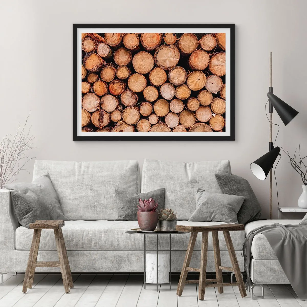 Plakat w czarnej ramie - Nowy początek - 50x40 cm