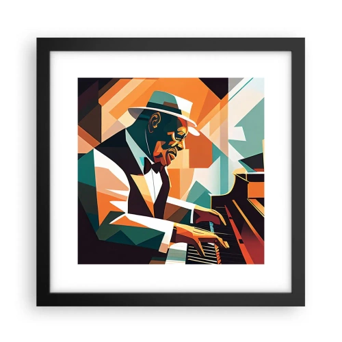Plakat w czarnej ramie - Cały ten jazz - 30x30 cm