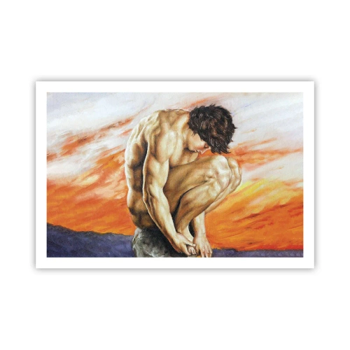 Plakat - Zatopiony w sobie - 91x61 cm