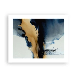 Plakat - Za zasłoną - 50x40 cm