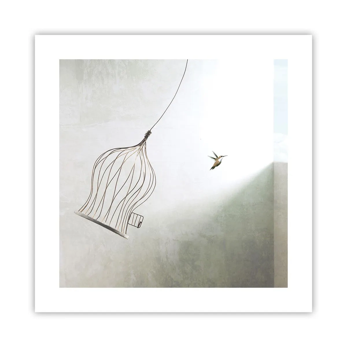 Plakat - W swoim żywiole - 40x40 cm