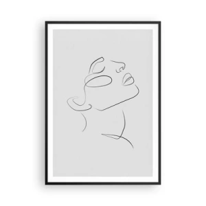 Plakat w czarnej ramie - Meandry marzenia - 70x100 cm