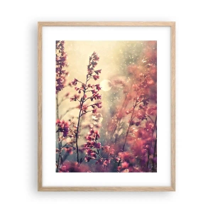 Plakat w ramie jasny dąb - Tajemniczy ogród - 40x50 cm