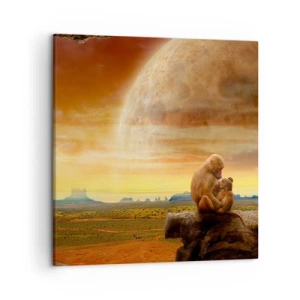 Obraz na płótnie - Miłość wszędzie ta sama - 50x50 cm