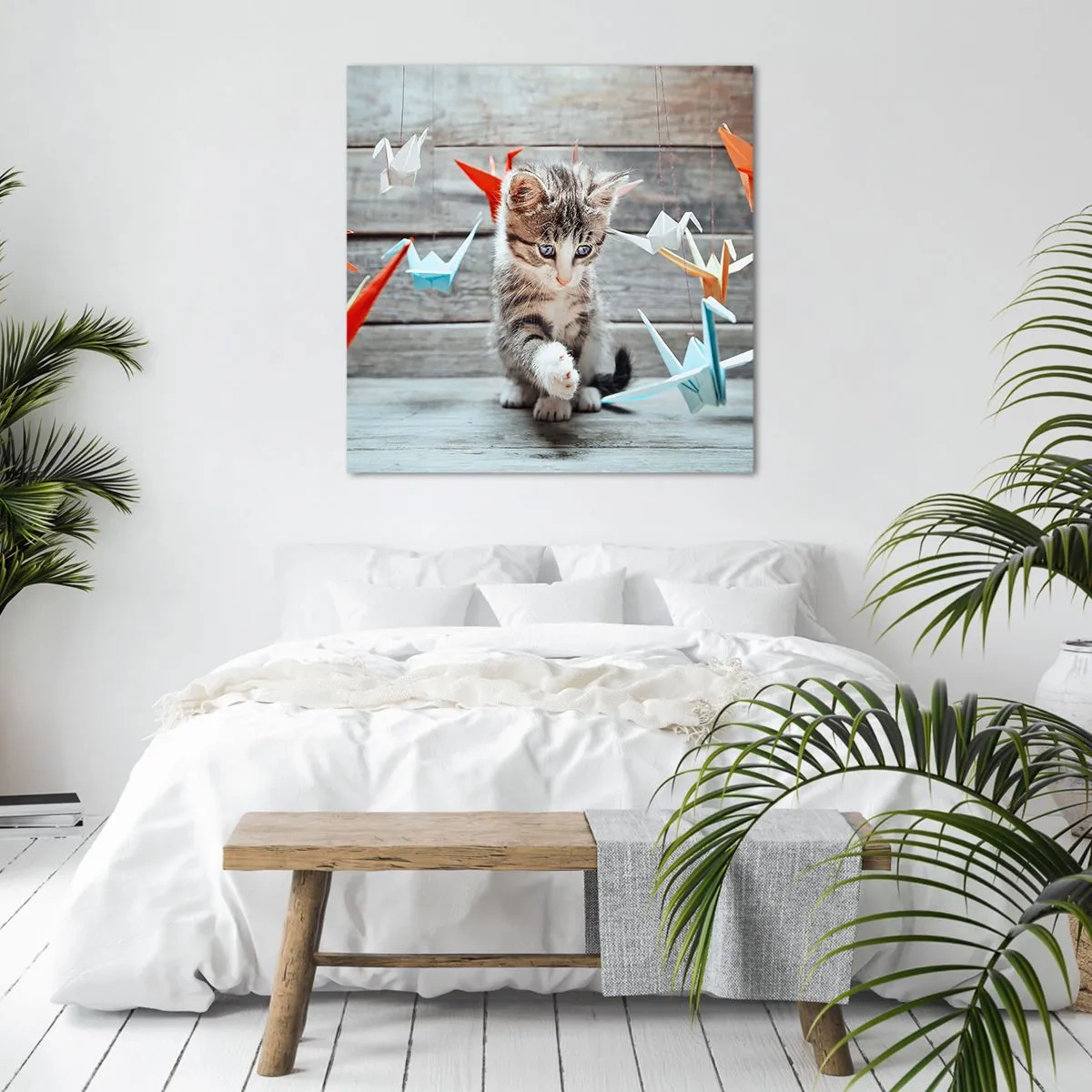 Obraz na płótnie - Pierwsza lekcja - 70x70 cm