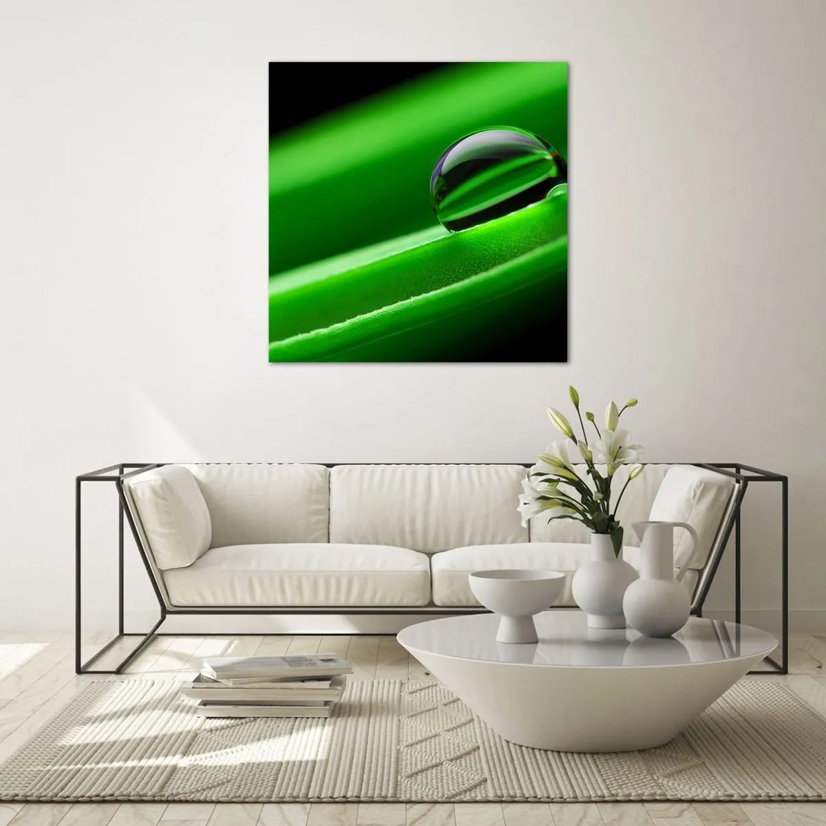 Obraz na szkle - Życie z bliska - 70x70 cm