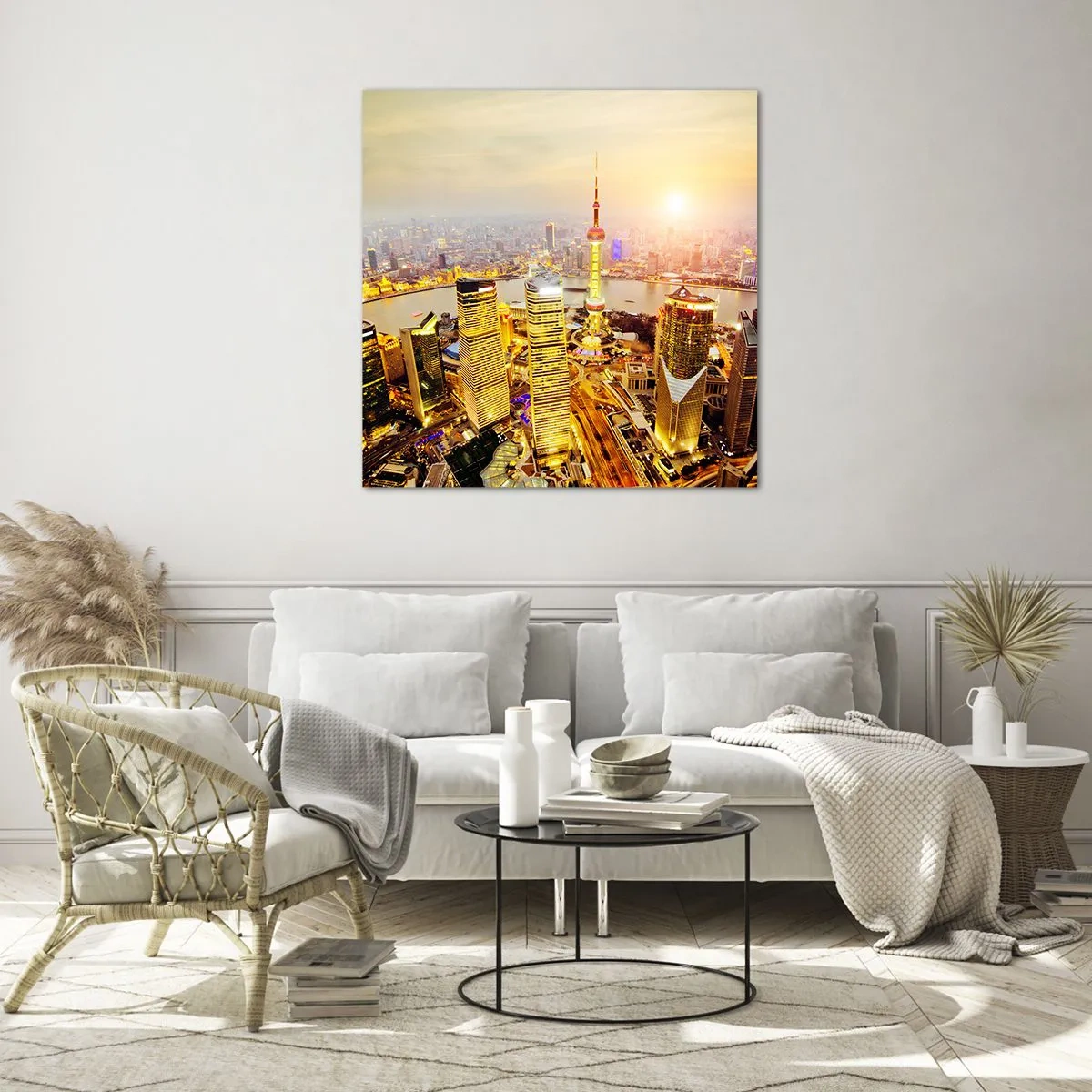 Obraz na szkle - Azjatycki sen - 70x70 cm