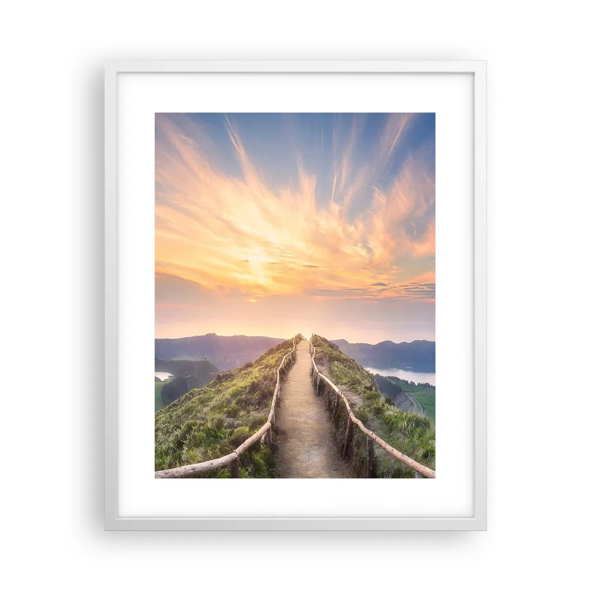 Plakat w białej ramie - Blisko nieba - 40x50 cm