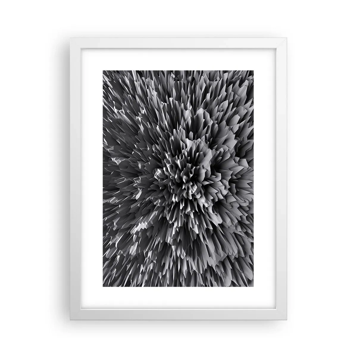 Plakat w białej ramie - Już ostrzej się nie da - 30x40 cm